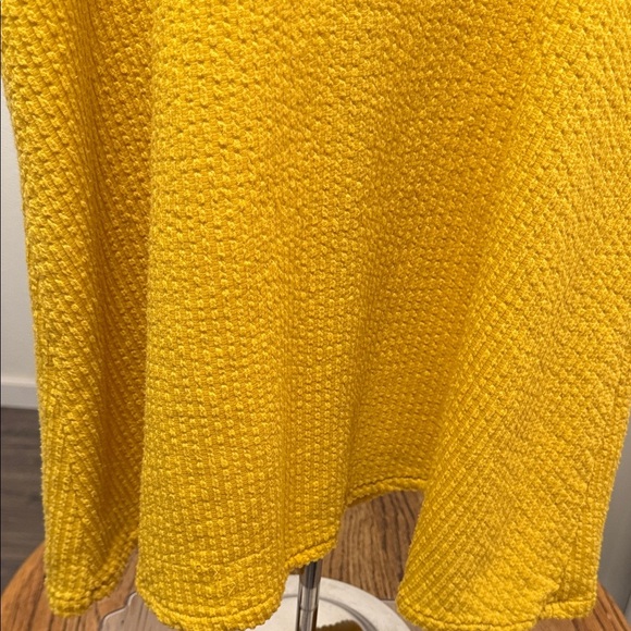 LC Lauren Conrad Mustard Textured Knit Top Sz XL Coastal Beach - Picture 4 of 9